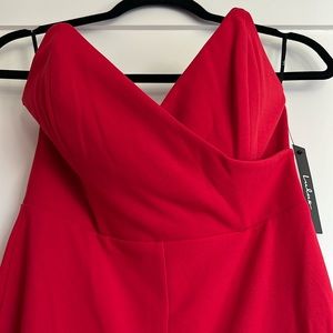 Lulu’s - size Small Red jumpsuit